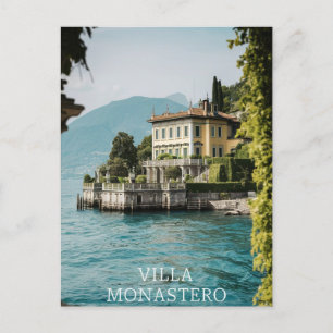 Villa Monastero Varenna lake como Postcard