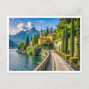 Villa Monastero Varenna lake como Postcard
