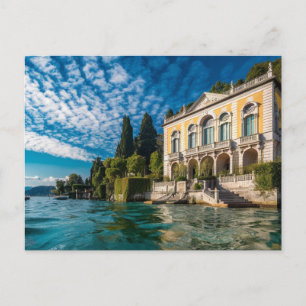 Villa Monastero Varenna lake como Postcard