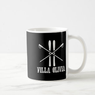 Villa Olivia Illinois Ski Skier Skiing Down Hill A Coffee Mug