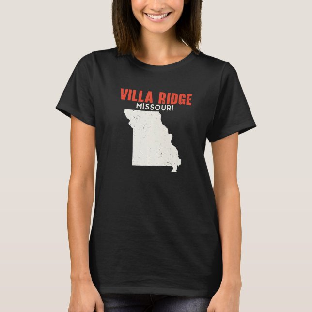 Villa Ridge Missouri USA State America Travel Miss T-Shirt (Front)