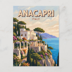 Villa San Michele Anacapri Italy Postcard