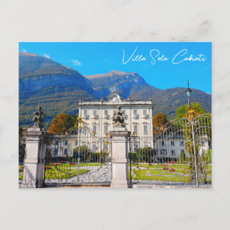 Villa Sola Cabiati Tremezzo Lake Como Italy Postcard
