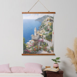Villa Treville Positano Italy  Hanging Tapestry