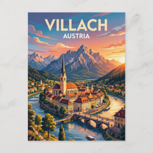 Villach Austria Postcard