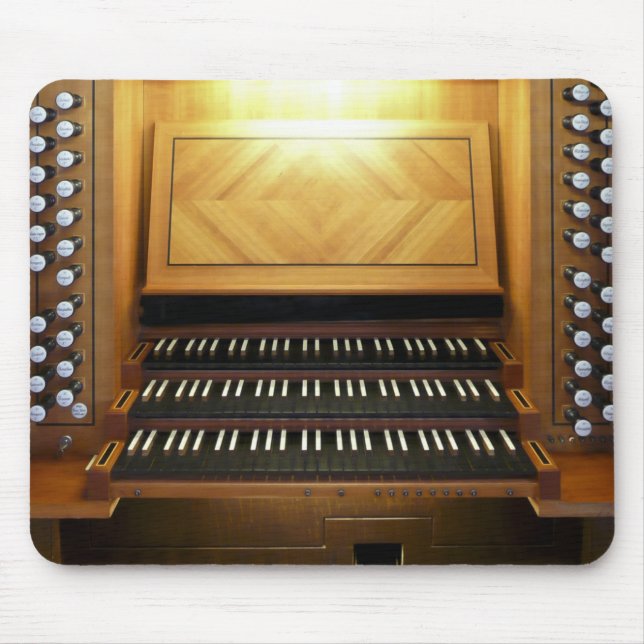 Villach organ console mousepad (Front)