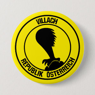 Villach Round Emblem 7.5 Cm Round Badge