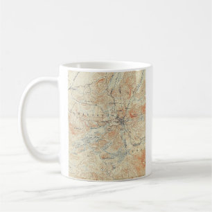 Village and area of Saranac Lake in Adirondacks Coffee Mug