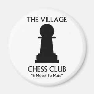 Village Chess Club Magnet