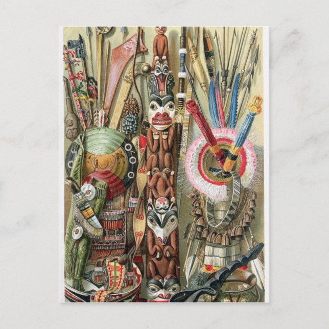 Village chief of the Loango Coast Postcard (Front)