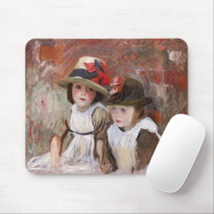 Village Children in Sun Hat by John Singer Sargent Mouse Pad