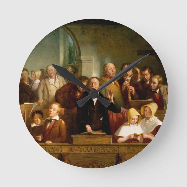 Village choir (see also 12274) round clock (Front)