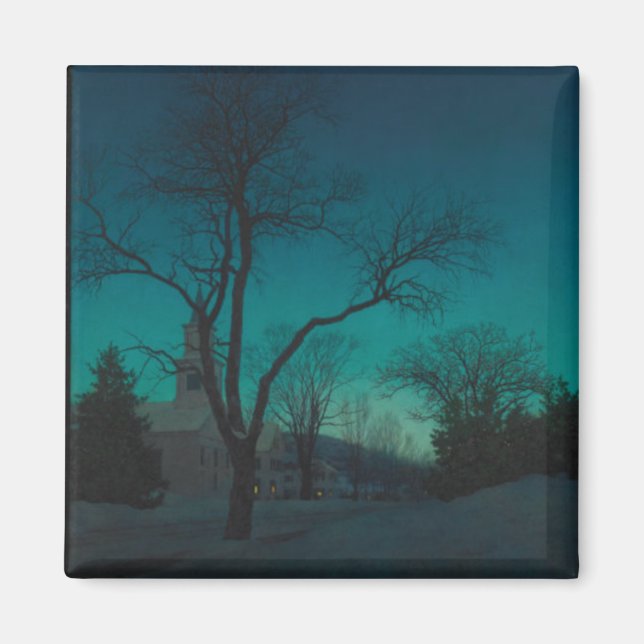 Village Church at Dusk Magnet (Front)