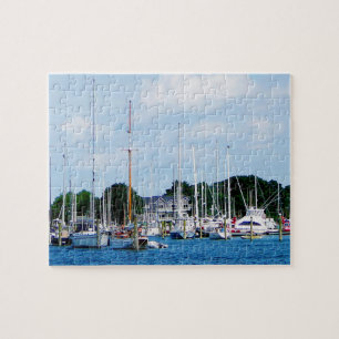 Village Dock at Wickford RI Jigsaw Puzzle
