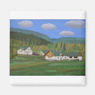 Village in Poland Magnet