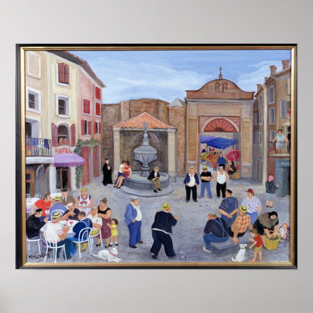 Village in Provence Poster (Front)