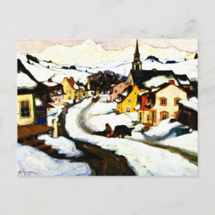 Village in the Laurentian Mountains Postcard