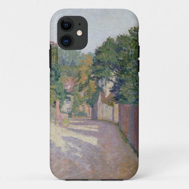 Village Lane (oil on canvas) Case-Mate iPhone Case (Back)