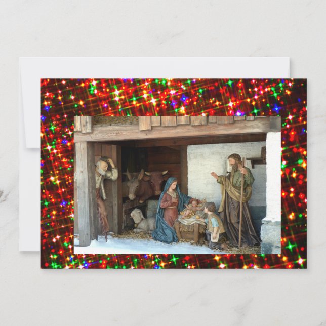 Village Nativity Holiday Card (Front)