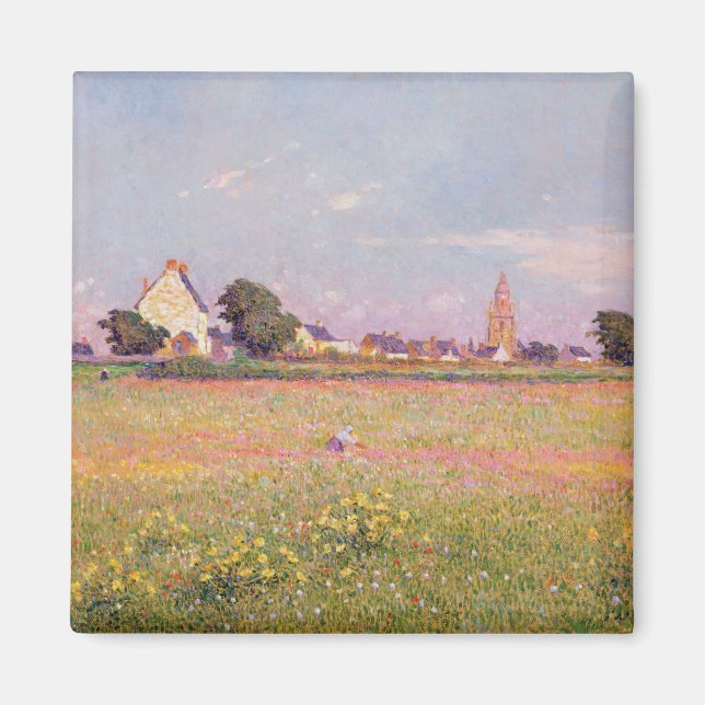 Village near Rouen Magnet (Front)