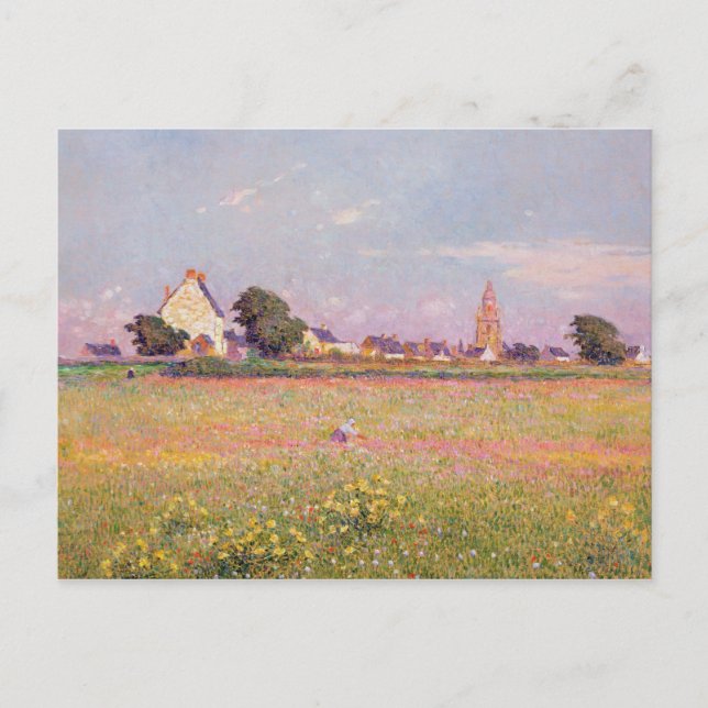 Village near Rouen Postcard (Front)