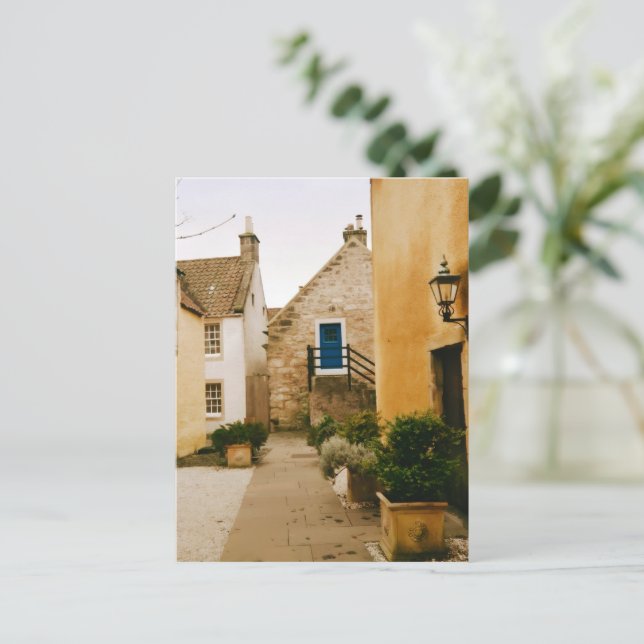 Village of Culross, Fife, Scotland  Holiday Postcard (Standing Front)