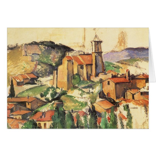 Village of Gardanne by Paul Cezanne, Vintage Art (Front Horizontal)
