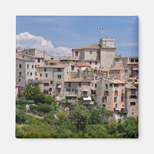 Village of Tourrettes-sur-Loup in France  Magnet (Front)