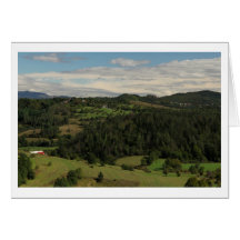 Village of Zajelšje, Brkini Hills, Slovenia