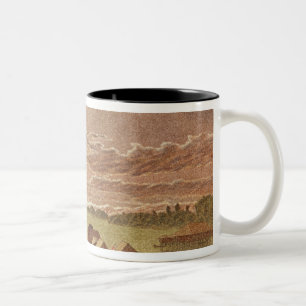 Village on Basilan, Philippines Two-Tone Coffee Mug