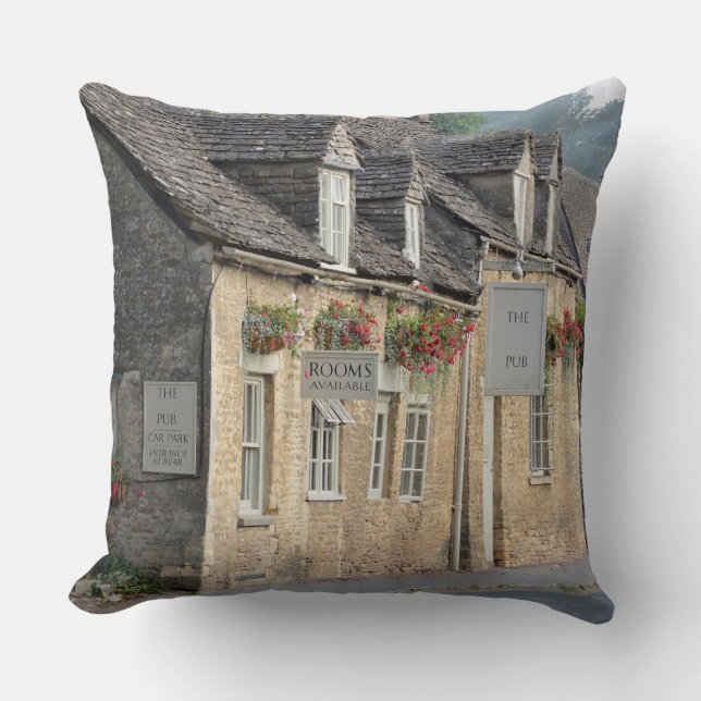 Village pub in the Cotswolds Cushion (Front)
