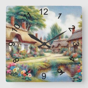 Village Square Wall Clock