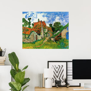 Village Street by Vincent van Gogh Poster