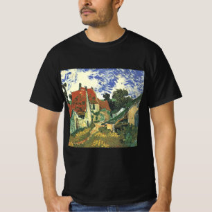Village Street in Auvers by Vincent van Gogh T-Shirt