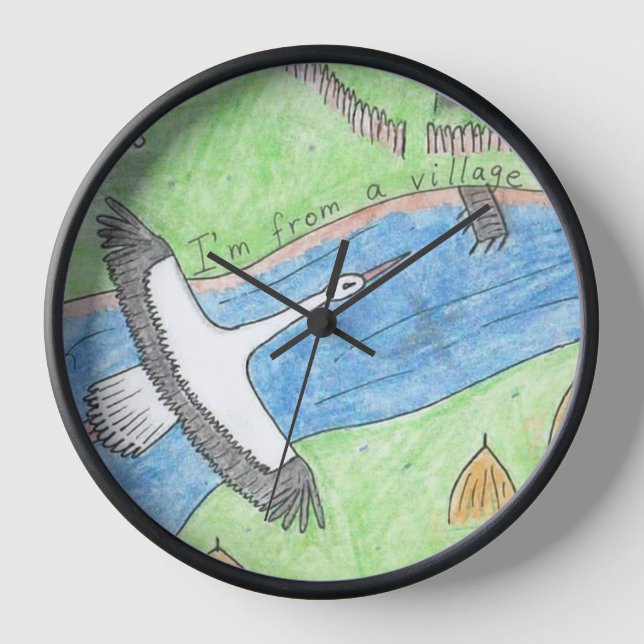 Village Vibes Clock (Front)