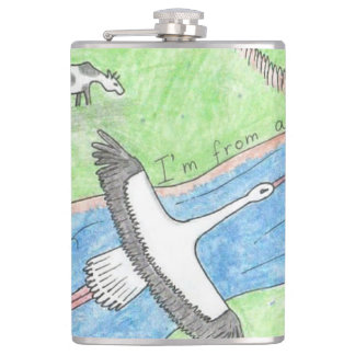 Village Vibes Hip Flask