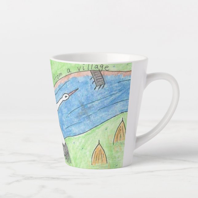 Village Vibes Latte Mug (Right)