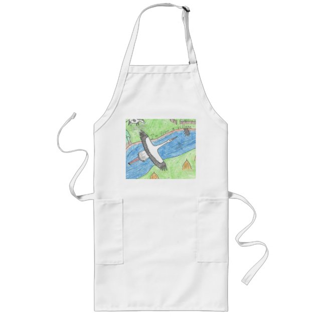 Village Vibes Long Apron (Front)