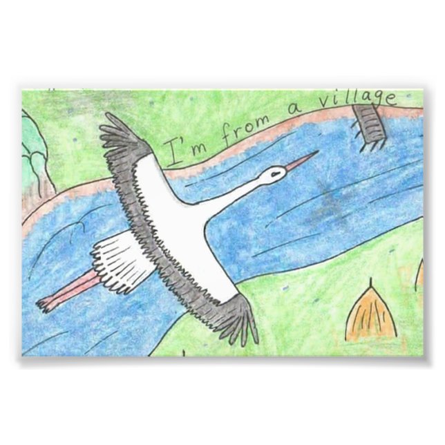 Village Vibes Photo Print (Front)