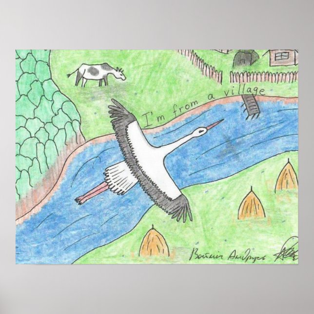 Village Vibes Poster (Front)