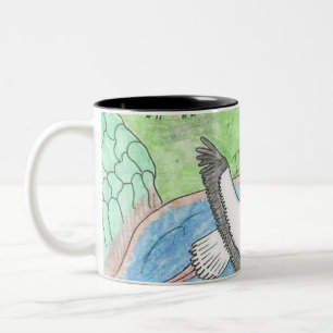 Village Vibes Two-Tone Coffee Mug