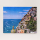 Village View Of Positano, Italy