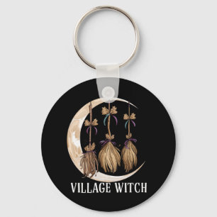 Village Witch Gothic Occult Wicca Pagan Nature Key Ring