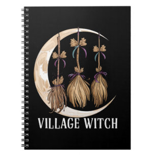 Village Witch Gothic Occult Wicca Pagan Nature Notebook