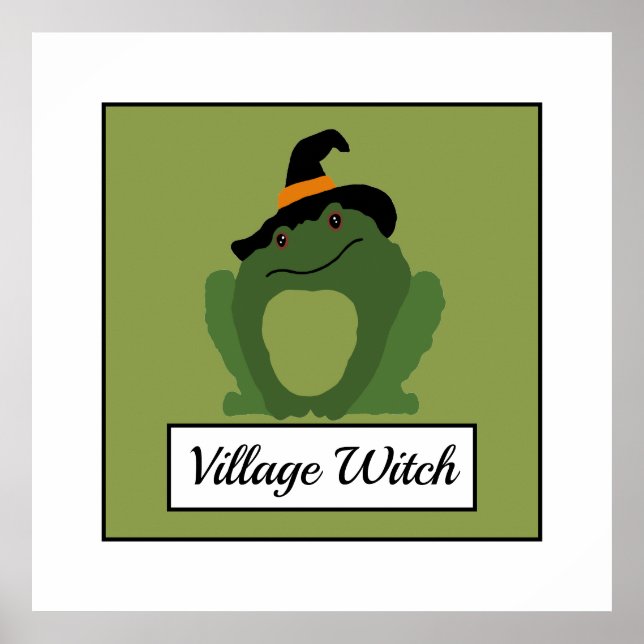 Village Witch, Toad Poster (Front)