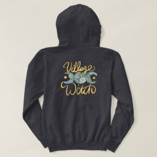 Village Witch Triple Moon Goddess Symbol Hoodie