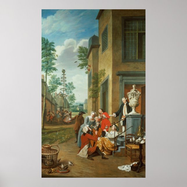 Villagers Merrymaking Poster (Front)