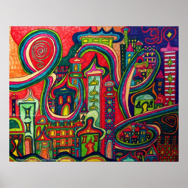 Villages of my Life Poster (Front)