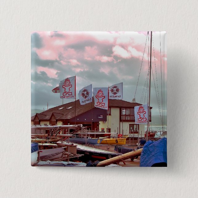 VILLAGES OF WALES 15 CM SQUARE BADGE (Front)