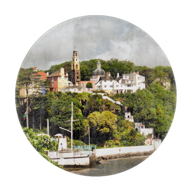 VILLAGES OF WALES CUTTING BOARD (Front)